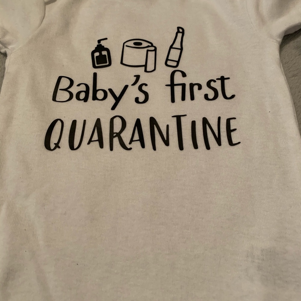 BABYS FIRST QUARANTINE BODYSUIT